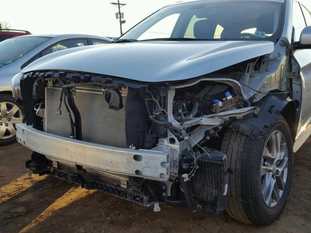 5N1AL0MM9FC553323 - 2015 INFINITI QX60 SILVER photo 9