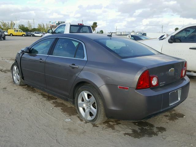 1G1ZB5EB9AF218390 - 2010 CHEVROLET MALIBU LS BROWN photo 3