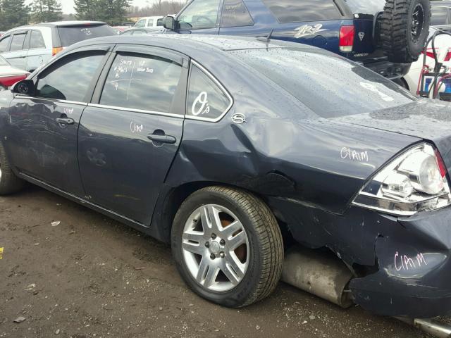 2G1WC583081254751 - 2008 CHEVROLET IMPALA LT GRAY photo 9