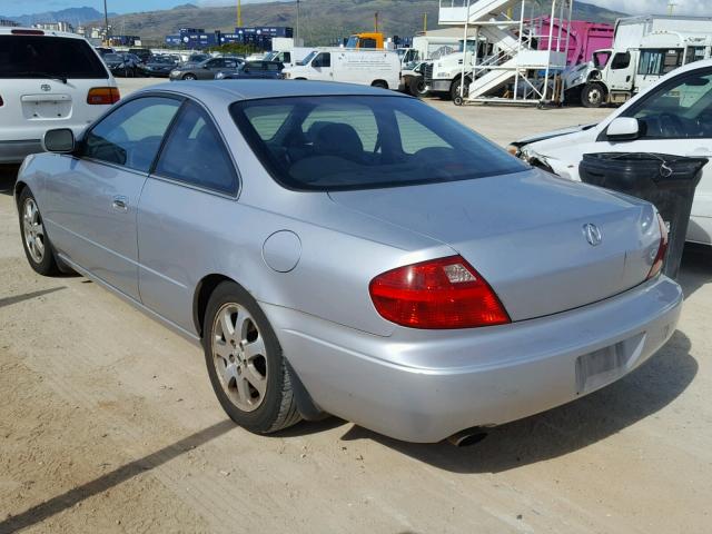 19UYA42451A036674 - 2001 ACURA 3.2CL SILVER photo 3