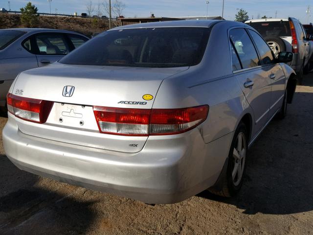 1HGCM56784A113232 - 2004 HONDA ACCORD EX SILVER photo 4