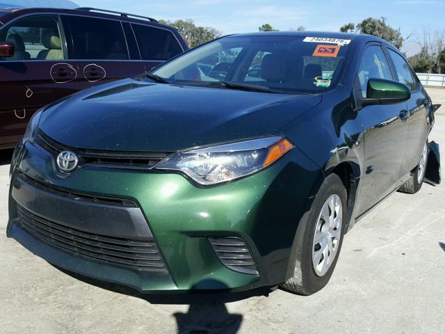 2T1BPRHE6GC650900 - 2016 TOYOTA COROLLA EC 绿色 照片 2