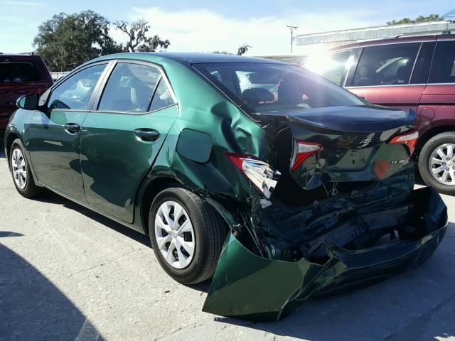 2T1BPRHE6GC650900 - 2016 TOYOTA COROLLA EC 绿色 照片 3