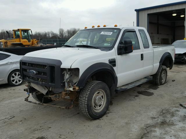 1FTWX3B59AEA95212 - 2010 FORD F350 SUPER WHITE photo 2