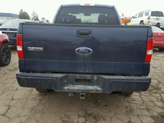 1FTPX14506KB12235 - 2006 FORD F150 BLUE photo 6