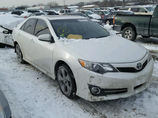 4T1BF1FK8CU626930 - 2012 TOYOTA CAMRY BASE WHITE photo 1