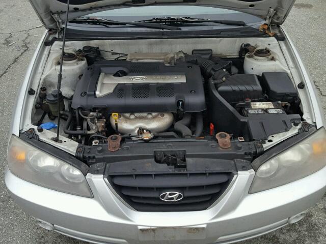 KMHDN46D76U365924 - 2006 HYUNDAI ELANTRA GL SILVER photo 7