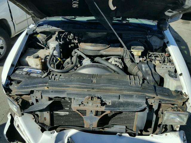 1GCCS19Z9R8213638 - 1994 CHEVROLET S TRUCK S1 WHITE photo 7