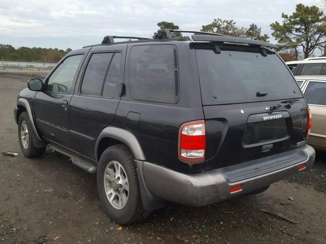 JN8DR09YX1W576181 - 2001 NISSAN PATHFINDER BLACK photo 3