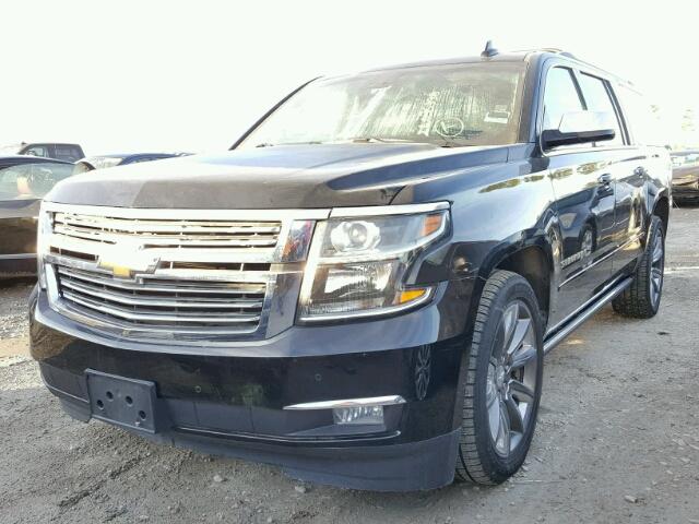 1GNSKKKC9FR588434 - 2015 CHEVROLET SUBURBAN K BLACK photo 2