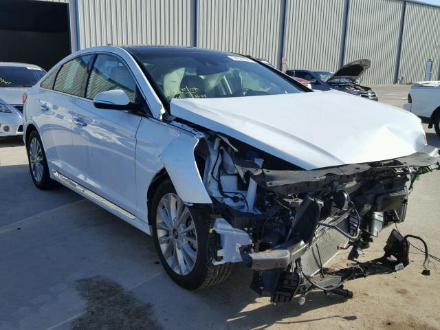 5NPE34AF9FH049037 - 2015 HYUNDAI SONATA SPO WHITE photo 1