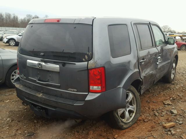 5FNYF4H40CB028208 - 2012 HONDA PILOT EX GRAY photo 4