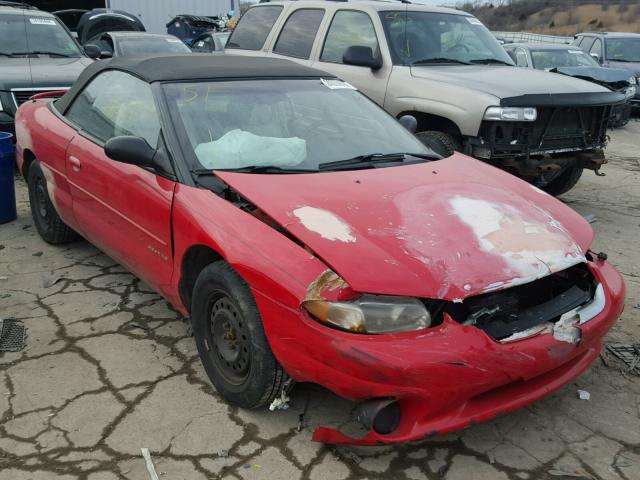 3C3EL45H6VT579769 - 1997 CHRYSLER SEBRING JX RED photo 1