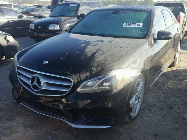 WDDHF5KB7EA897029 - 2014 MERCEDES-BENZ E 350 BLACK photo 2