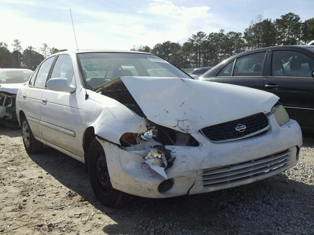 3N1CB51D31L496649 - 2001 NISSAN SENTRA XE WHITE photo 1