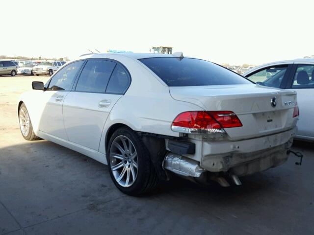 WBAHN83586DT29179 - 2006 BMW 750 LI WHITE photo 3