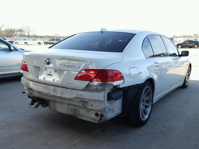 WBAHN83586DT29179 - 2006 BMW 750 LI WHITE photo 4