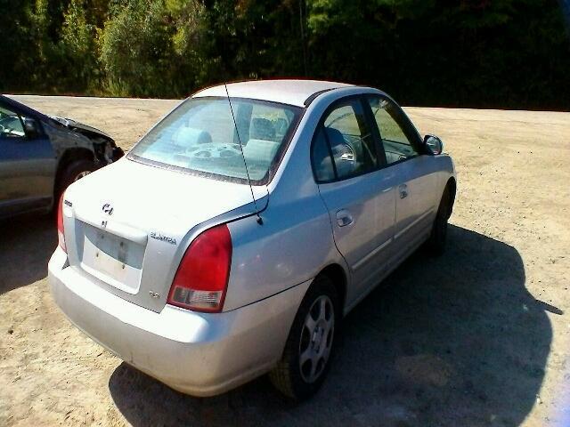 KMHDN45D13U585928 - 2003 HYUNDAI ELANTRA GL GRAY photo 4