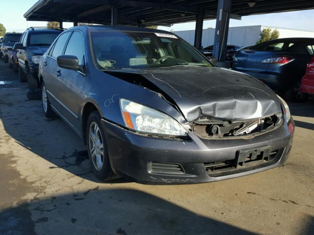 1HGCM56787A189117 - 2007 HONDA ACCORD EX GRAY photo 1