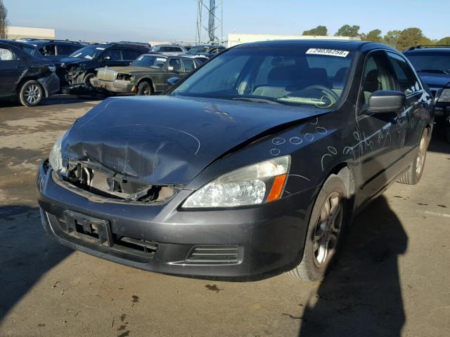 1HGCM56787A189117 - 2007 HONDA ACCORD EX GRAY photo 2