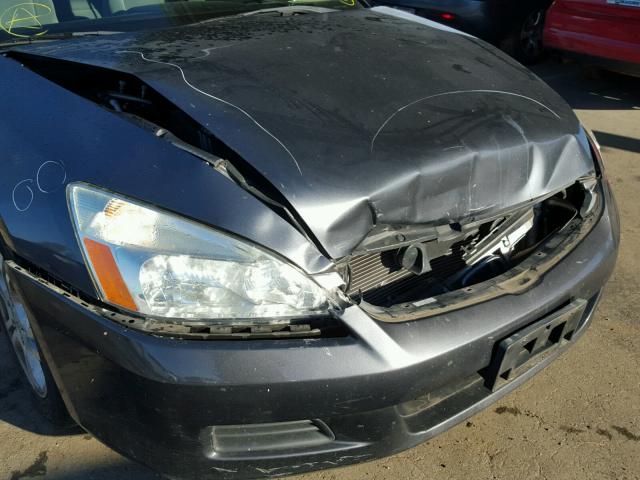 1HGCM56787A189117 - 2007 HONDA ACCORD EX GRAY photo 9