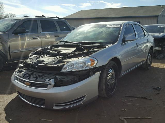 2G1WB58K081265582 - 2008 CHEVROLET IMPALA LS SILVER photo 2