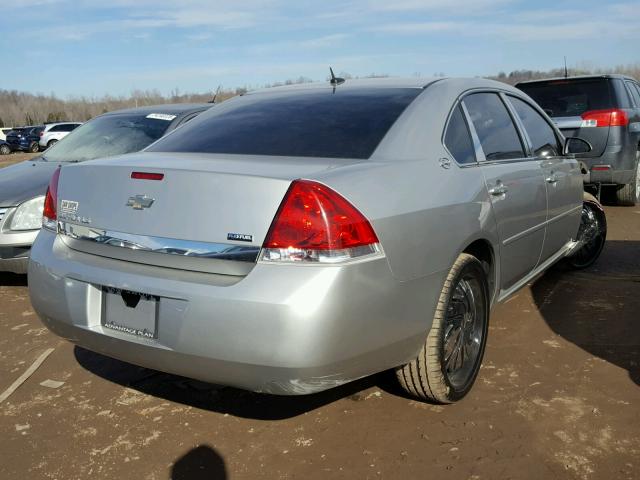 2G1WB58K081265582 - 2008 CHEVROLET IMPALA LS SILVER photo 4