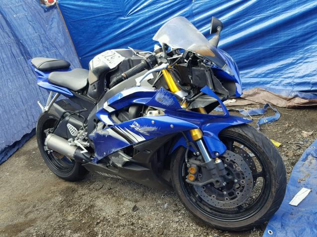 JYARJ12Y56A000491 - 2006 YAMAHA YZFR6 C BLUE photo 1