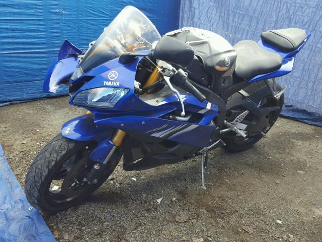 JYARJ12Y56A000491 - 2006 YAMAHA YZFR6 C BLUE photo 2