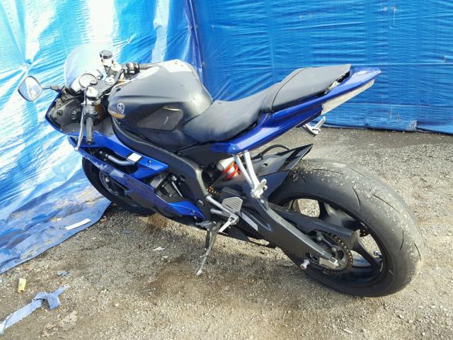 JYARJ12Y56A000491 - 2006 YAMAHA YZFR6 C BLUE photo 3