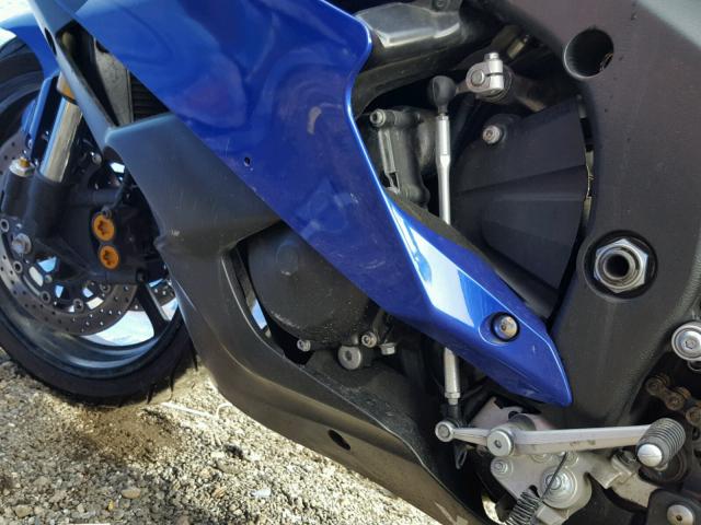 JYARJ12Y56A000491 - 2006 YAMAHA YZFR6 C BLUE photo 7