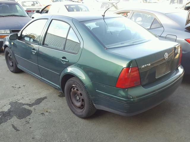 3VWRC29M1XM106848 - 1999 VOLKSWAGEN JETTA GL GREEN photo 3