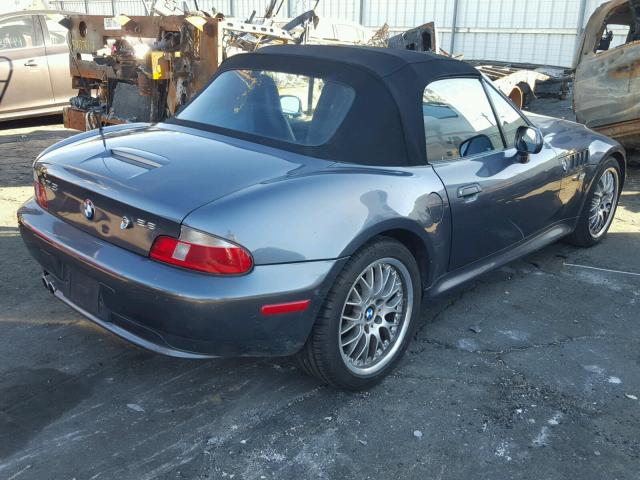 4USCH334XYLF70617 - 2000 BMW Z3 2.8 GRAY photo 4