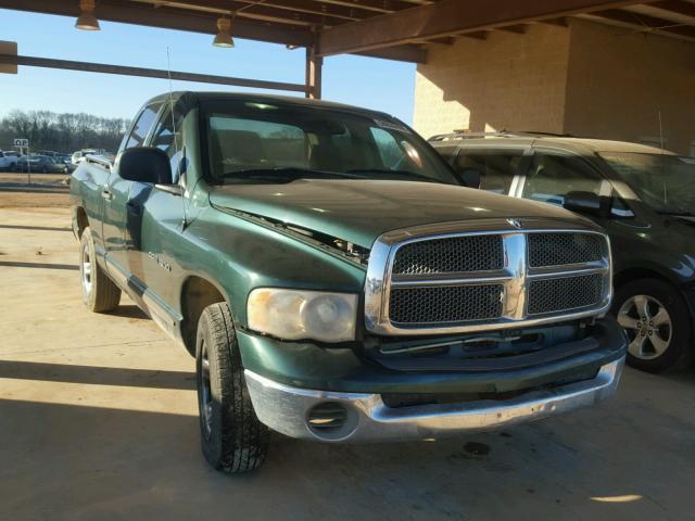 3D7HA18N02G190456 - 2002 DODGE RAM 1500 GREEN photo 1