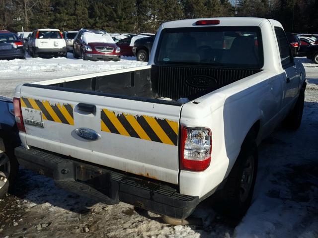 1FTYR10D28PA84911 - 2008 FORD RANGER WHITE photo 4