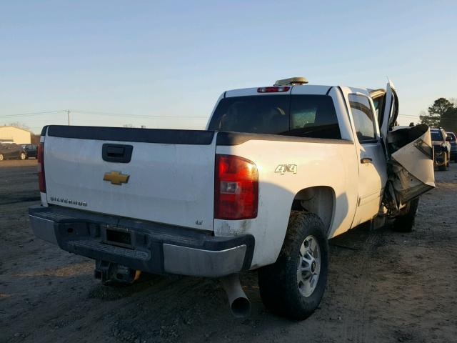 1GC1KXC80DF214241 - 2013 CHEVROLET SILVERADO WHITE photo 4