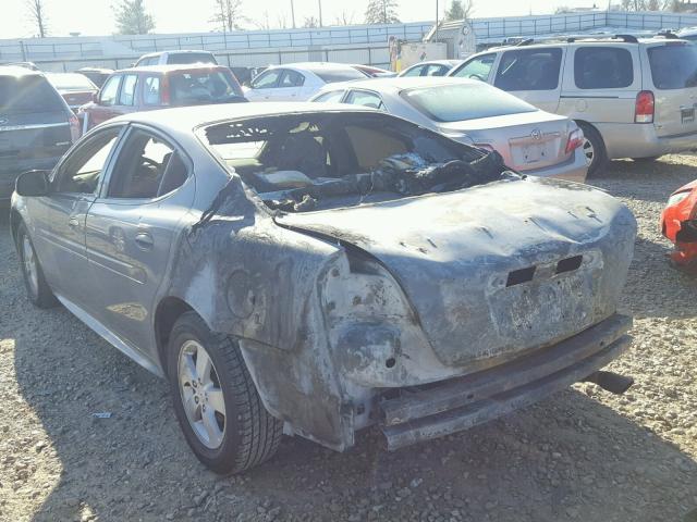 2G2WP552981100955 - 2008 PONTIAC GRAND PRIX GRAY photo 3
