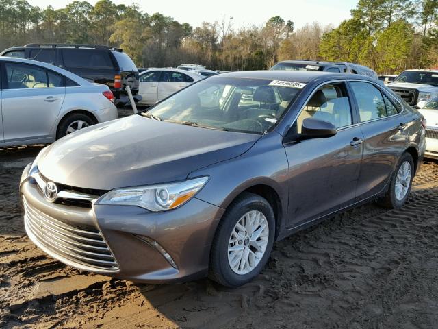 4T1BF1FK5GU578051 - 2016 TOYOTA CAMRY LE GRAY photo 2