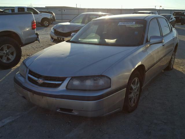 2G1WF52E259141673 - 2005 CHEVROLET IMPALA SILVER photo 2