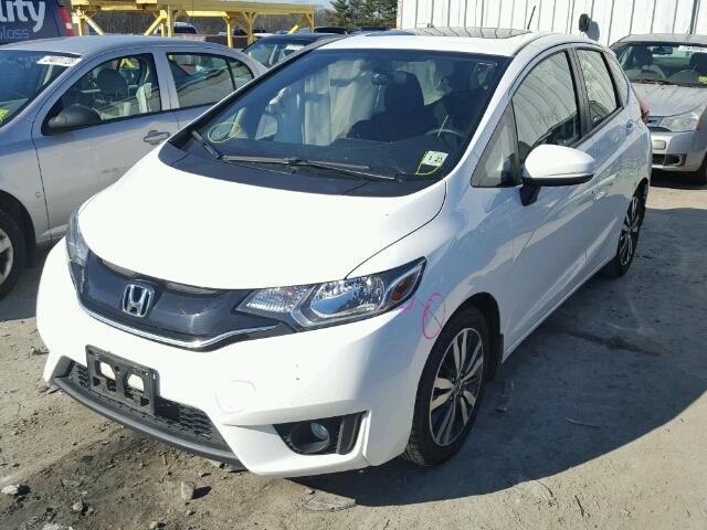 JHMGK5H70GX003455 - 2016 HONDA FIT EX WHITE photo 2