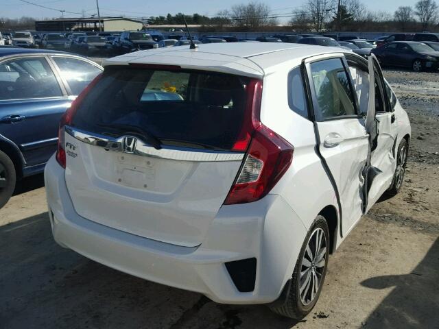 JHMGK5H70GX003455 - 2016 HONDA FIT EX WHITE photo 4