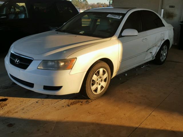 5NPET46CX7H273708 - 2007 HYUNDAI SONATA GLS WHITE photo 2