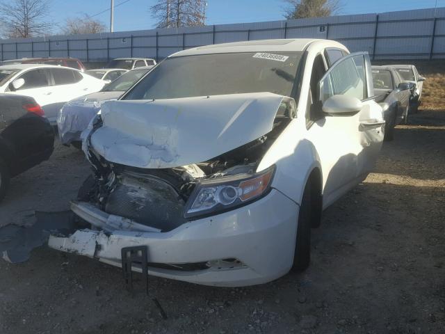 5FNRL5H65FB027659 - 2015 HONDA ODYSSEY EX WHITE photo 2