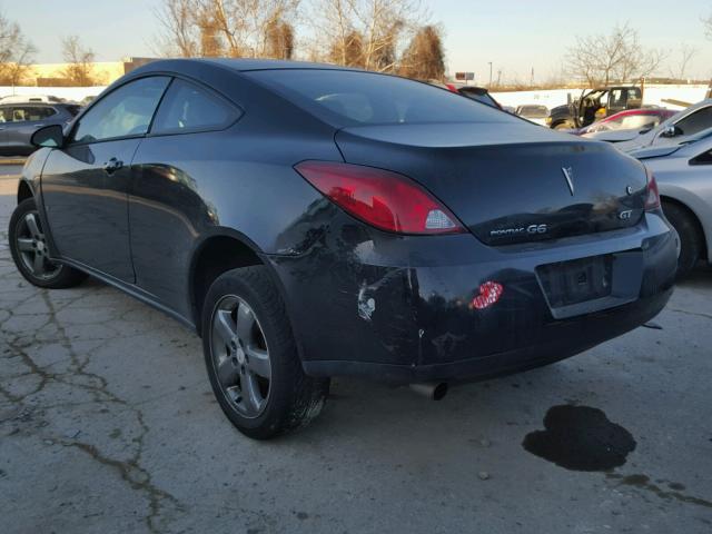 1G2ZH18N674137487 - 2007 PONTIAC G6 GT BLACK photo 3