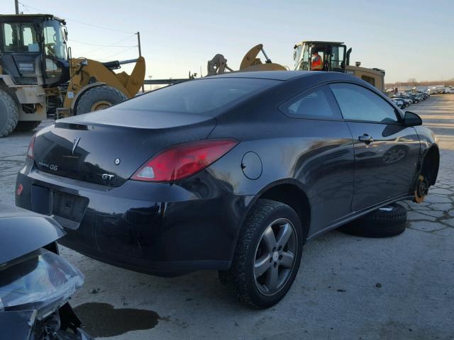 1G2ZH18N674137487 - 2007 PONTIAC G6 GT BLACK photo 4