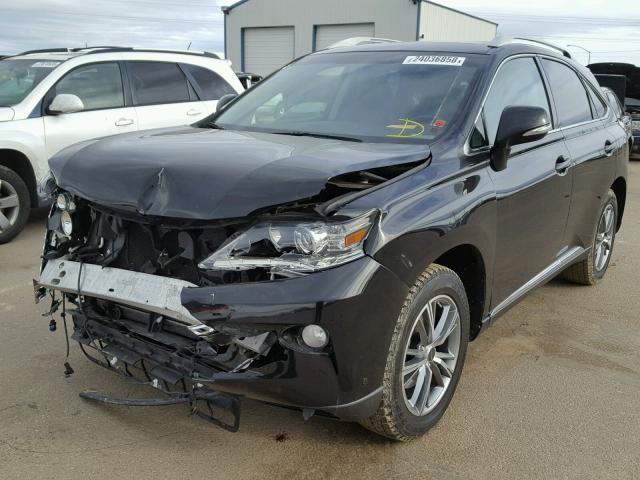 2T2BK1BA6DC218207 - 2013 LEXUS RX 350 BLACK photo 2