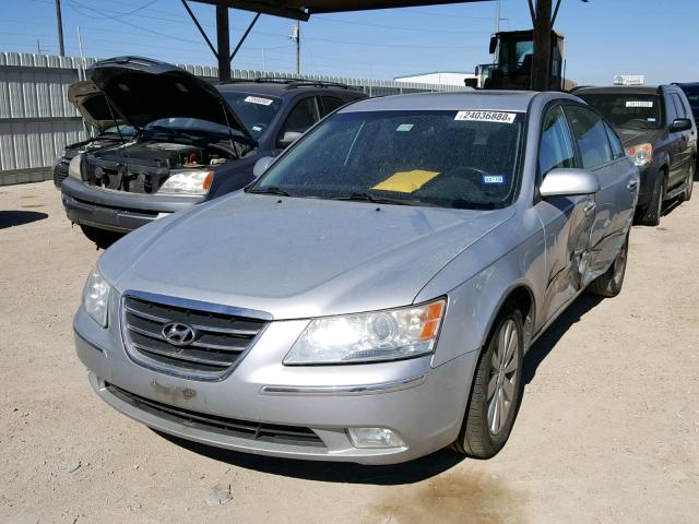 5NPEU4AF6AH602474 - 2010 HYUNDAI SONATA SE SILVER photo 2