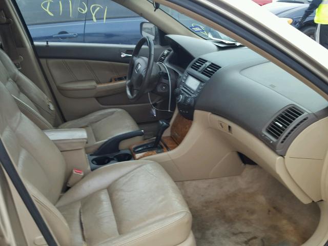 1HGCM66594A020479 - 2004 HONDA ACCORD EX GOLD photo 5