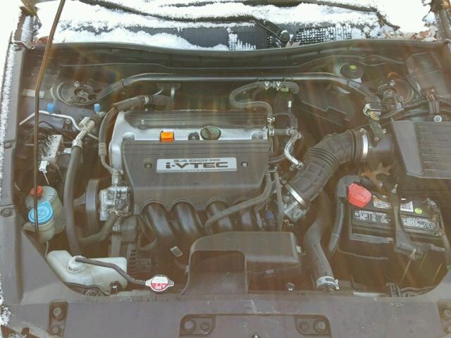 1HGCS12818A001472 - 2008 HONDA ACCORD EXL GRAY photo 7