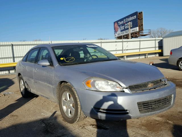 2G1WT58K069196968 - 2006 CHEVROLET IMPALA LT SILVER photo 1